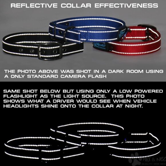 Dog Collar: Red, NEO, Large - Picture 4 of 5